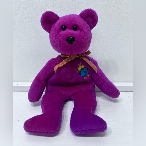 Ty Other - Ty Beanie Rare Vintage Original Baby Millennium/Millenium the Bear Retired 1999